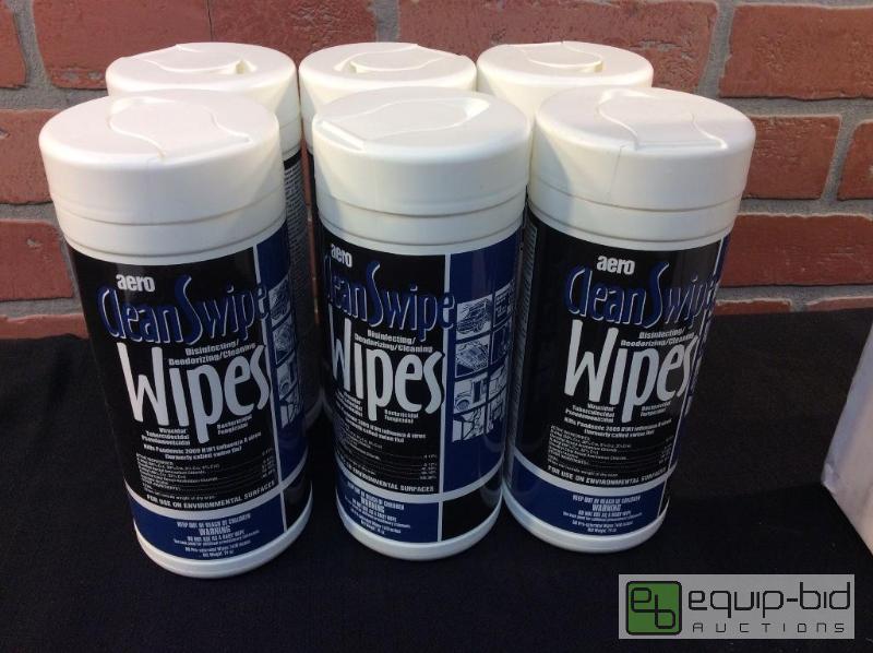 lot 115 image: Aero&nbsp61 CleanSwipe Disinfecting Wipes  ...