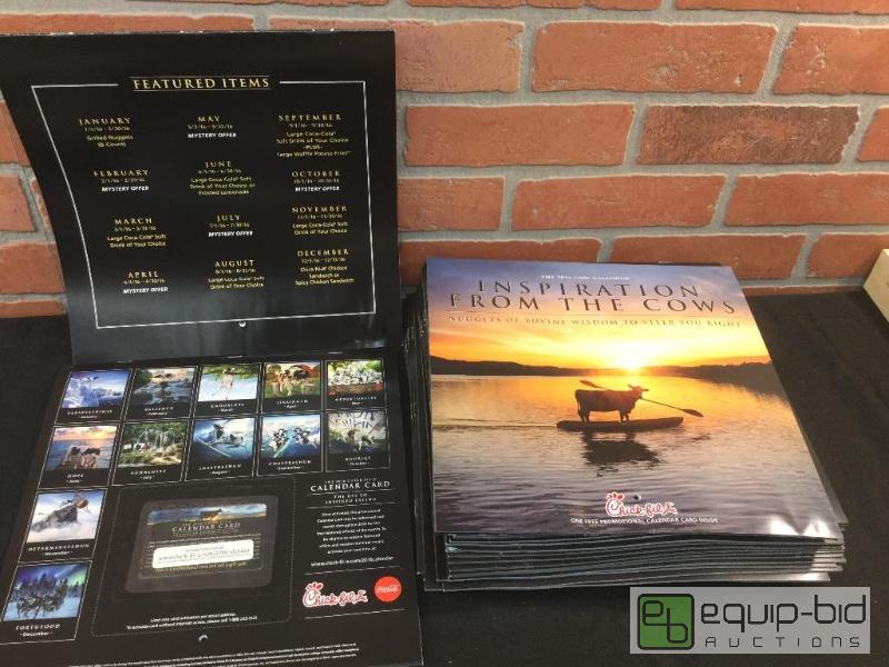 lot 129 image: Chick-Fil-A&nbspPromotional Calendar Cards D...