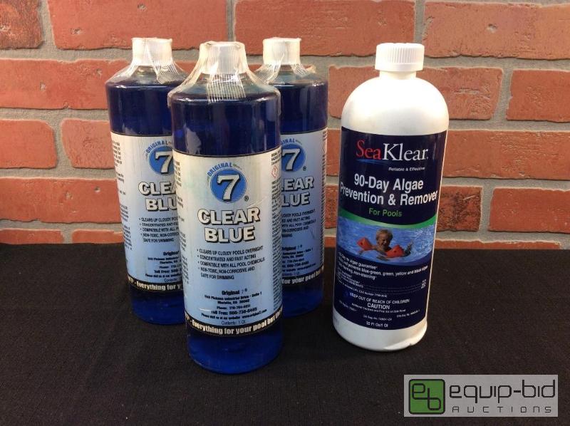 lot 139 image: Pool Chemicals  Quantity 4 Condition New In...