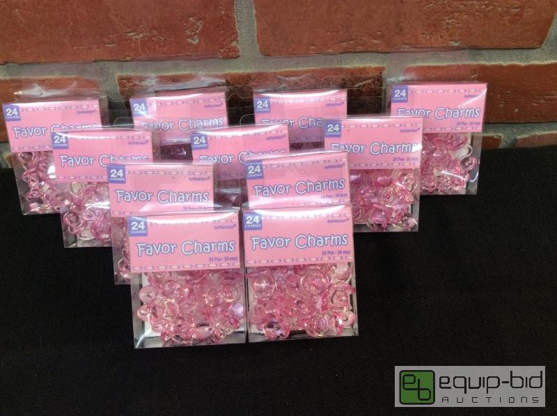 lot 150 image: Amscan Pink Pacifier Favor Charms  Quantity ...