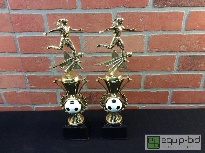 lot 164 image: Girls Soccer Trophies  Quantity 12 Trophies...