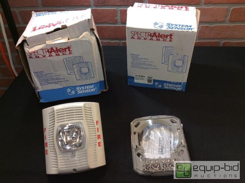 lot 165 image: Spectralert Advance Wall White Fire Speaker S...