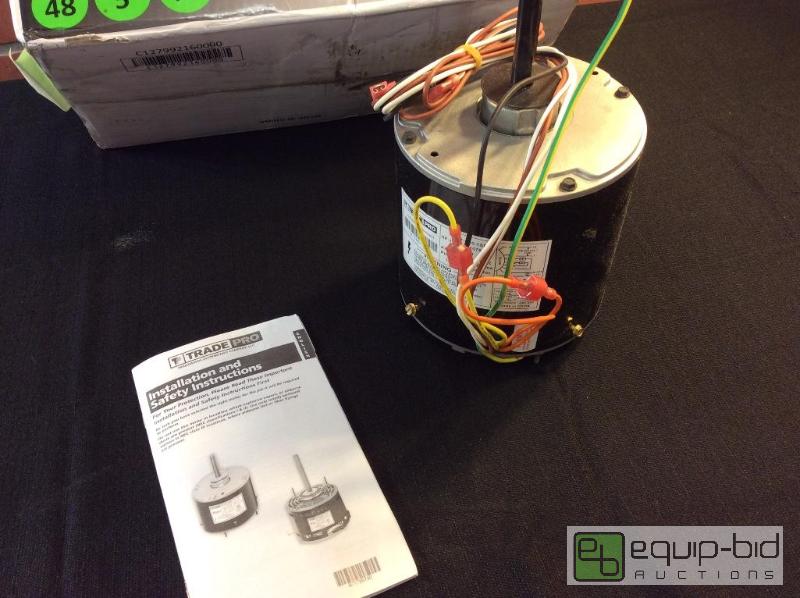 lot 166 image: Trade Pro Universal Condenser Motor  Quantity...