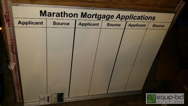 lot 19 image: Flex A white board for mortgage tracking