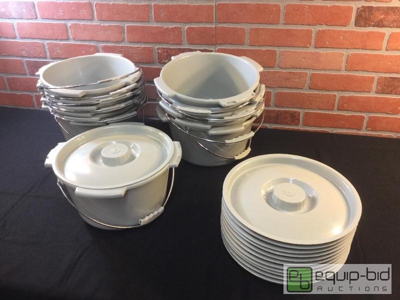 lot 207 image: Multi-Purpose Buckets  Quantity 12 Color Gr...