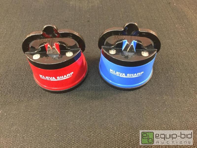 lot 215 image: Kleva Sharp Knife Sharpeners  Quantity 2 Col...