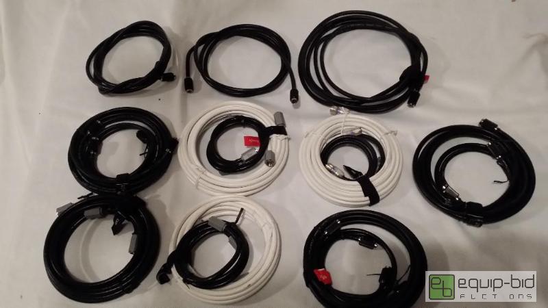 lot 25 image: 17 New Coax Cable TV Cables