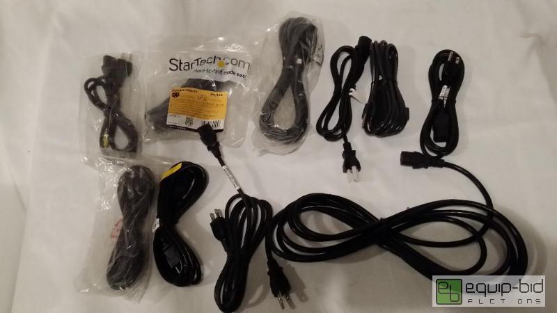 lot 27 image: 10 New 3 prong power cables