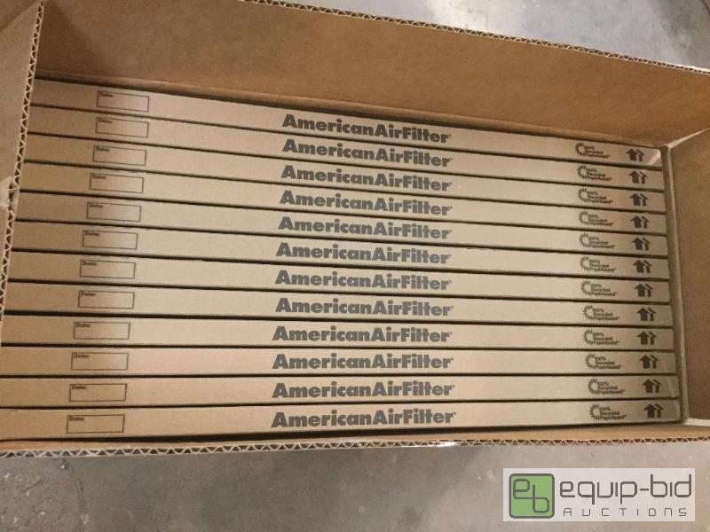 lot 45 image: American Air Filters  Quantity 12 Condition...