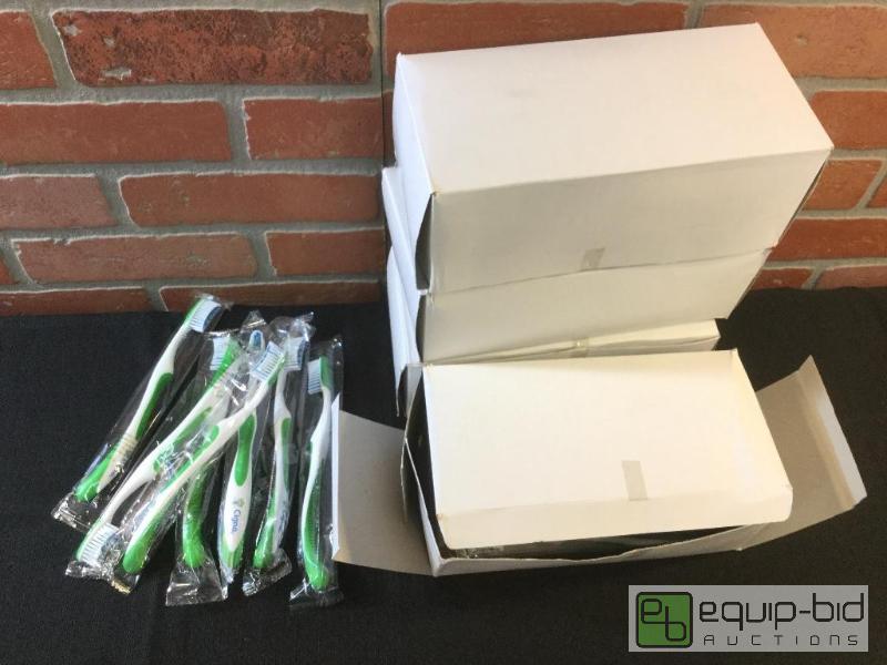 lot 50 image: Brand New Toothbrushes with Logo-Individually...