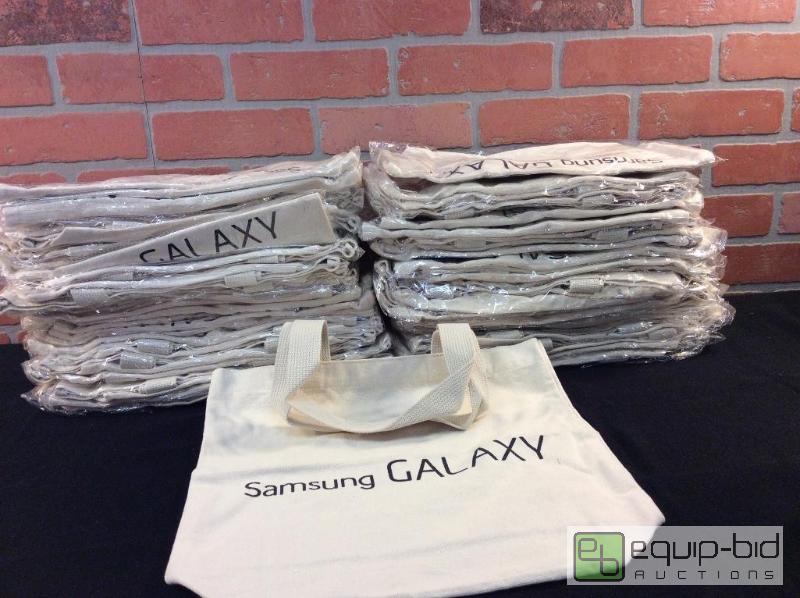 lot 53 image: Canvas Tote Bags With Samsung Galaxy Logo  Qu...