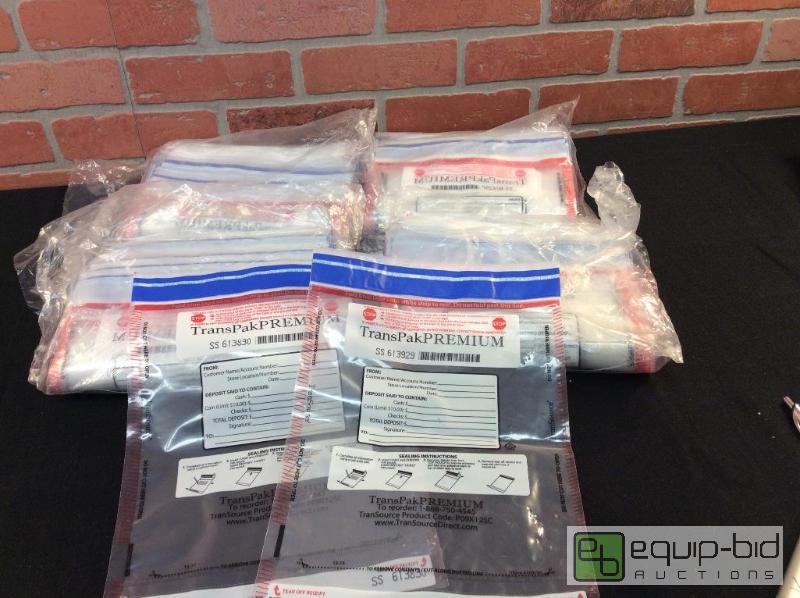 lot 56 image: TransPak Premium Deposit Bags  Quantity Appr...