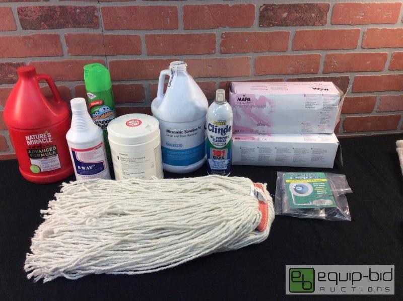 lot 61 image: Assorted Chemicals &amp Cleaning Products  T...
