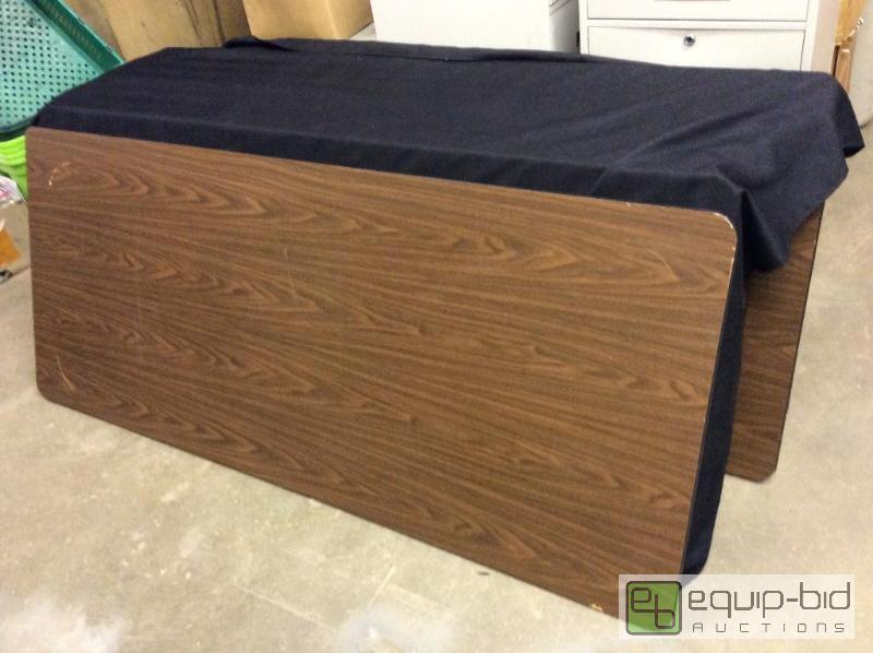 lot 65 image: Folding Table  Quantity 1 Table Color Brown...