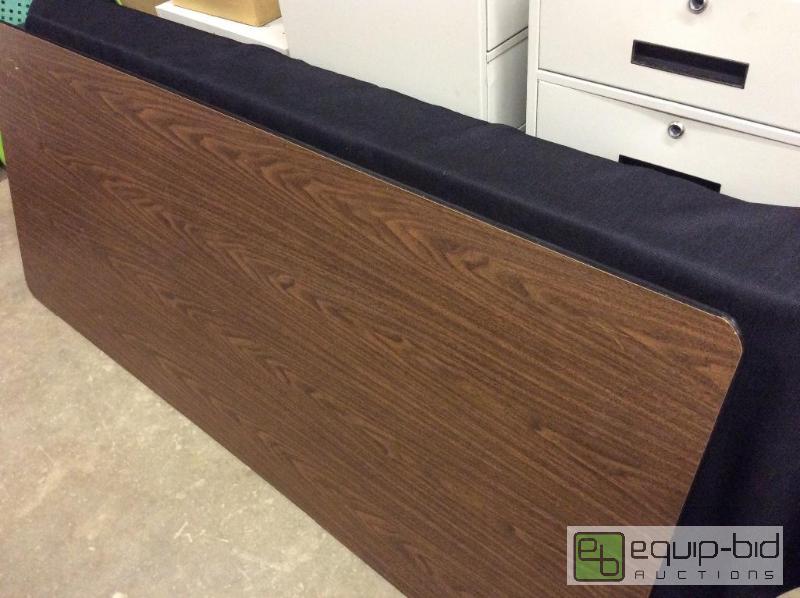 lot 69 image: Folding Table  Quantity 1 Table Color Brown...