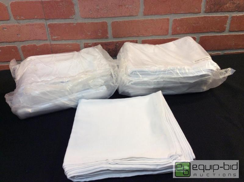 lot 96 image: Riegel Mount Vernon Momie Cloth White Napkins...