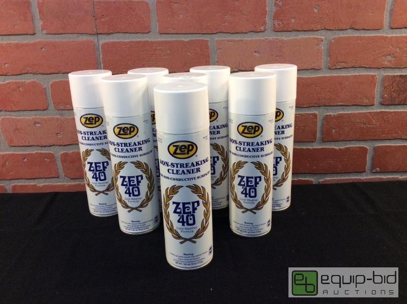 lot 99 image: Zep 40 Non Streaking Cleaner  Qty. 8 Cans New...