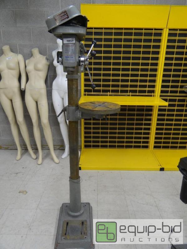 lot 2649 image: American machine tools floor model 12 speed d...