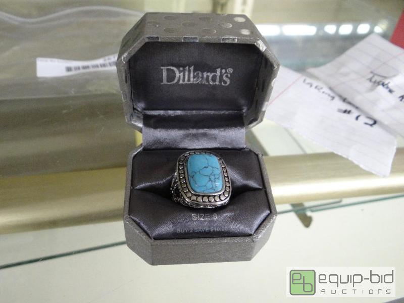 lot 2675 image: Turqouise&nbspladies ring on box....