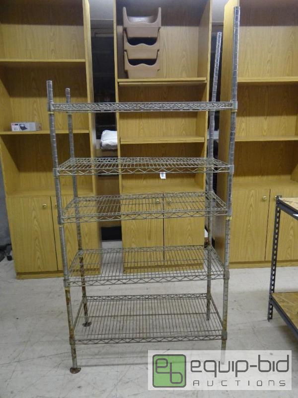lot 500 image: Metro rack with 5 shelves.  36&quot x 18&quo...