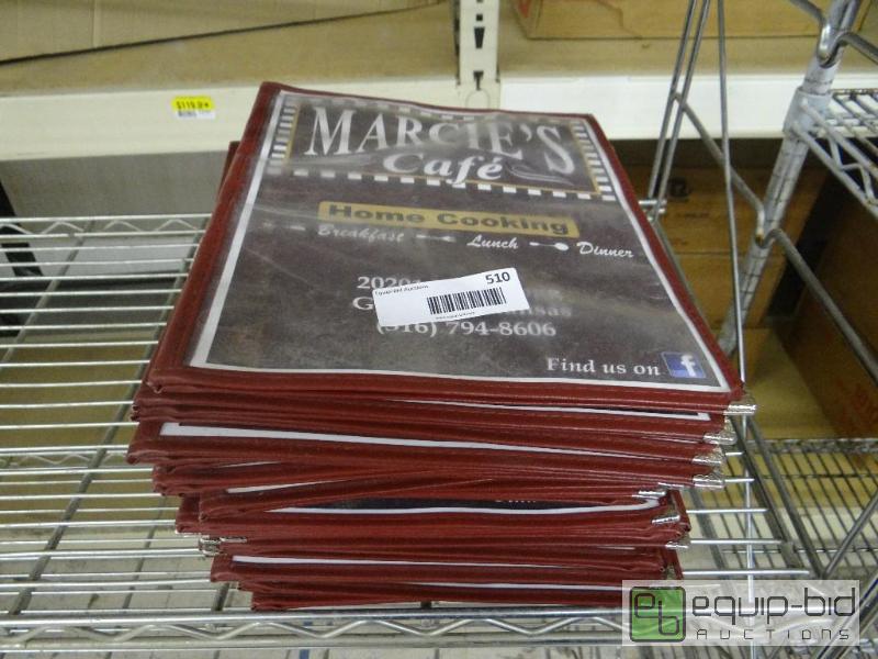 lot 510 image: Lot of 29 bi fold menu holders....