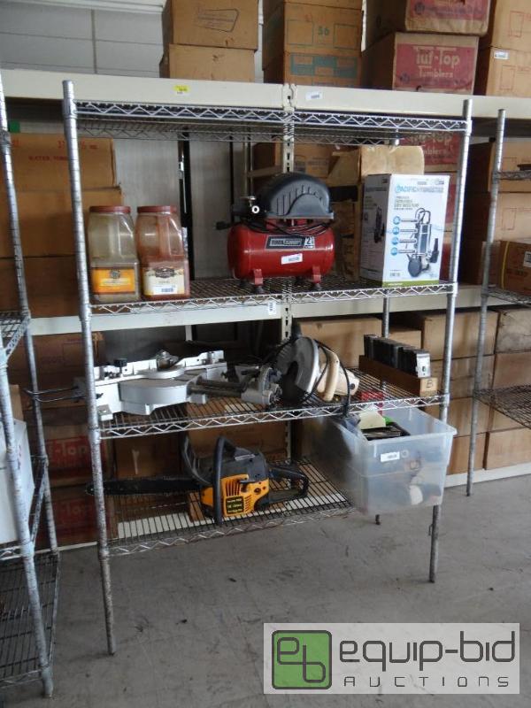 lot 512 image: Metro rack with 4 shelves.  48&quot x 18&quo...