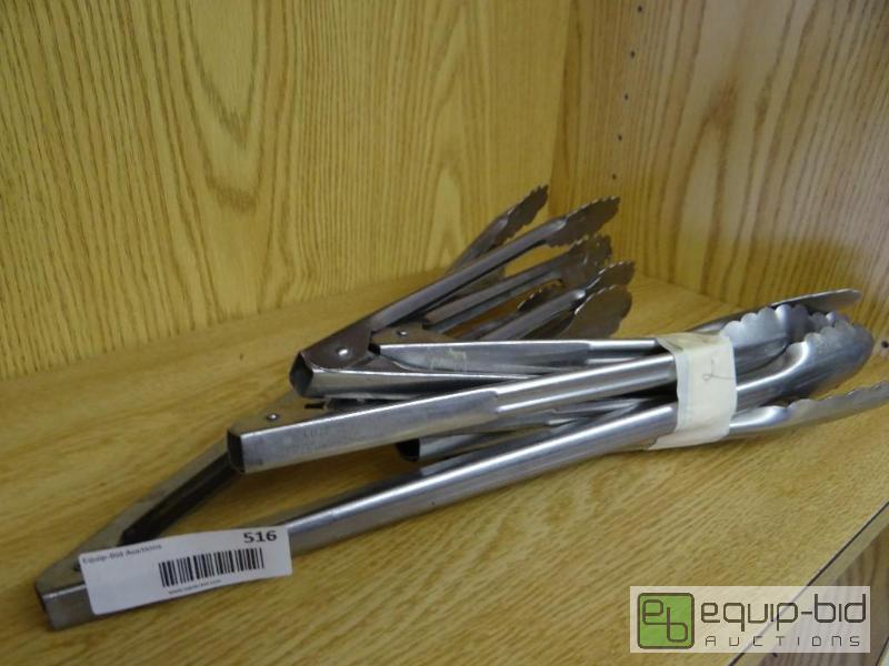 lot 516 image: Lot of 8 sets of tongs....