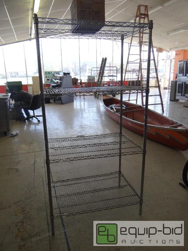 lot 541 image: Metro rack with 4 shelves.  36&quot x 24&quo...