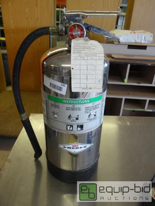 lot 545 image: Kitchen fire extinguisher.&nbsp...
