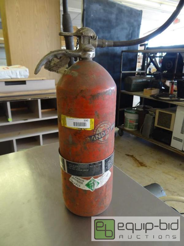 lot 550 image: Old fire extinguisher.&nbsp...