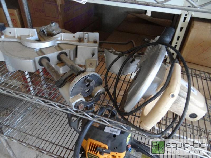 lot 570 image: Chop&nbspsaw parts(motor runs) and hand plan...