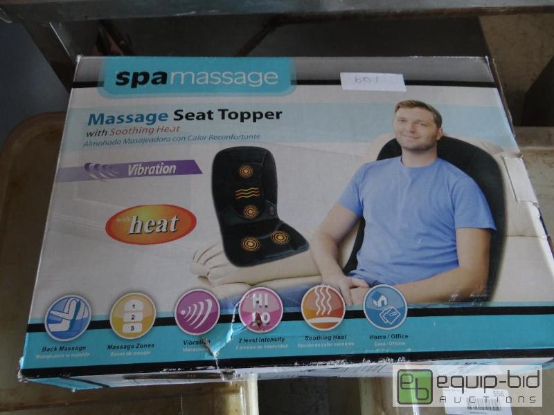 lot 601 image: Massage seat topper with heat in box....
