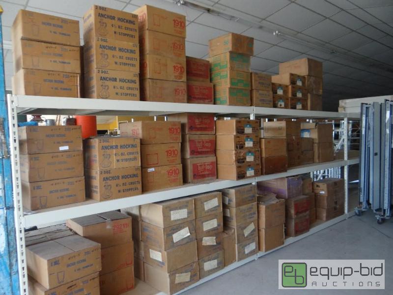 lot 619 image: HUGE lot of new in box old stock restaurant&n...