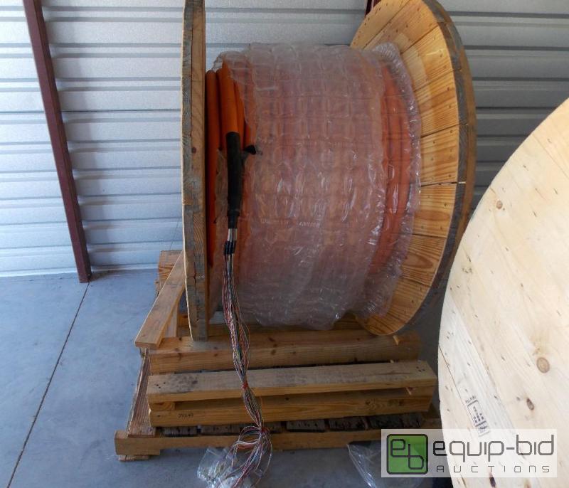 lot 620 image: 3 spools of fiber optic cable, 310 feet on ea...
