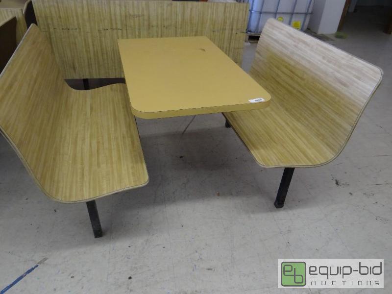 lot 756 image: All in 1 booth section with 2 booth seats and...