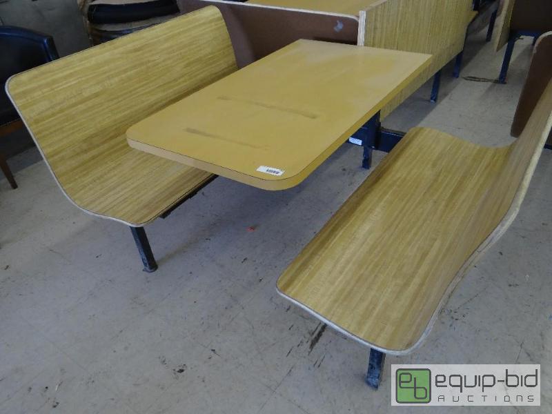 lot 759 image: All in 1 booth section with 2 booth seats and...