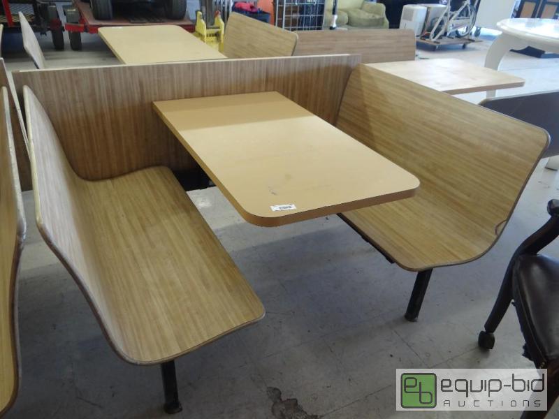 lot 762 image: All in 1 booth section with 2 booth seats and...