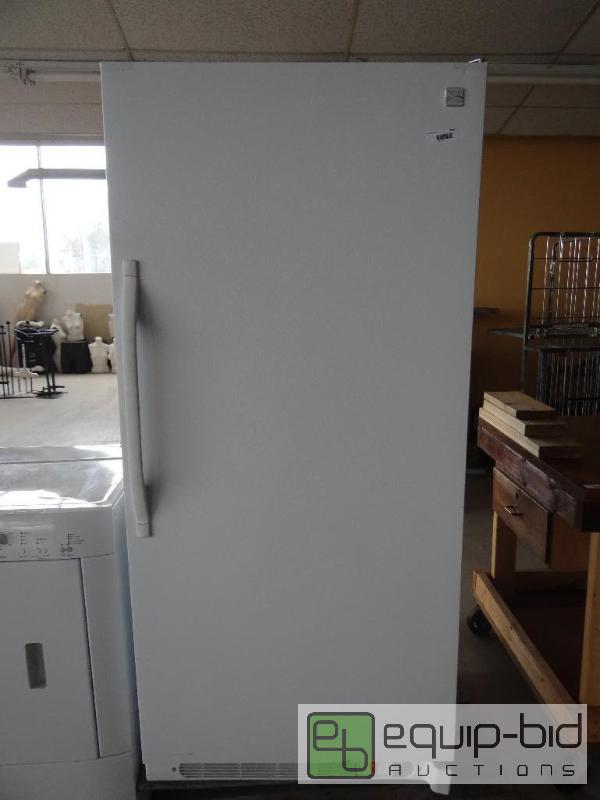 lot 795 image: Kenmore upright freezer.  Approx 2 years old....