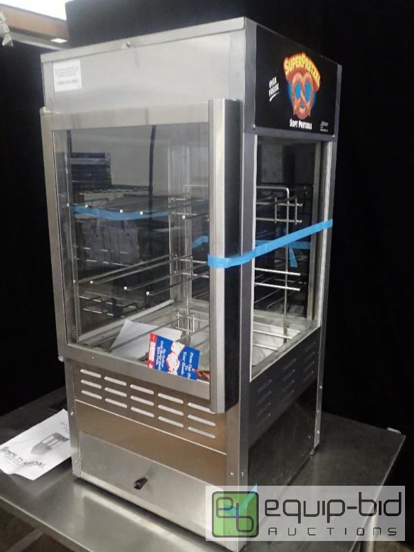 lot 3059 image: Gold Medal 6501 - Countertop Sterno Soft Pretzel Merchandiser