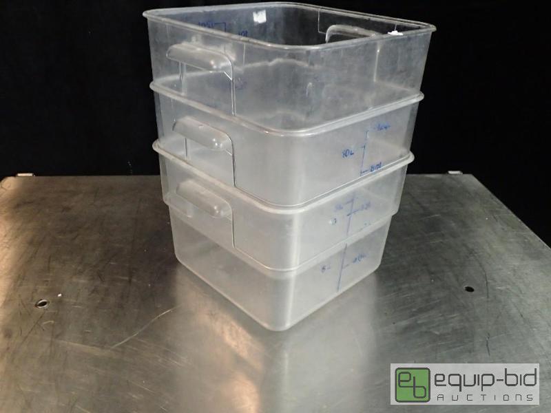lot 3089 image: (3) Food Storage Containers