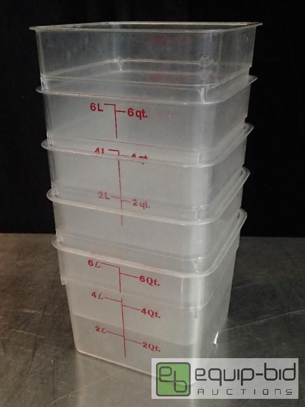lot 3091 image: (5) Food Storage Containers