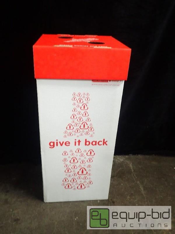lot 3148 image: Approximately (25) Cardboard Recycling Receptacles