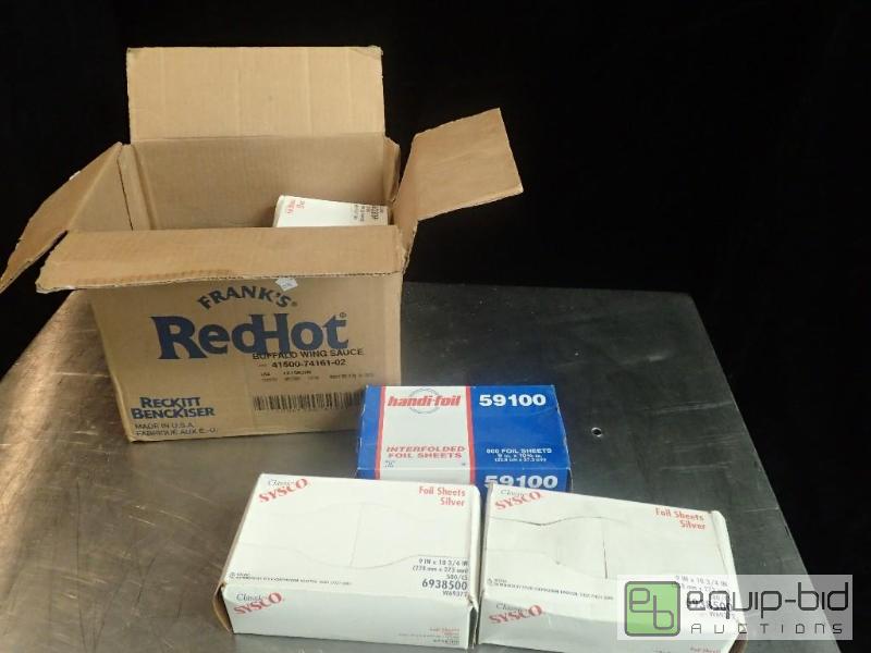 lot 3182 image: Lot of (8) Boxes of Aluminum Foil Sheets