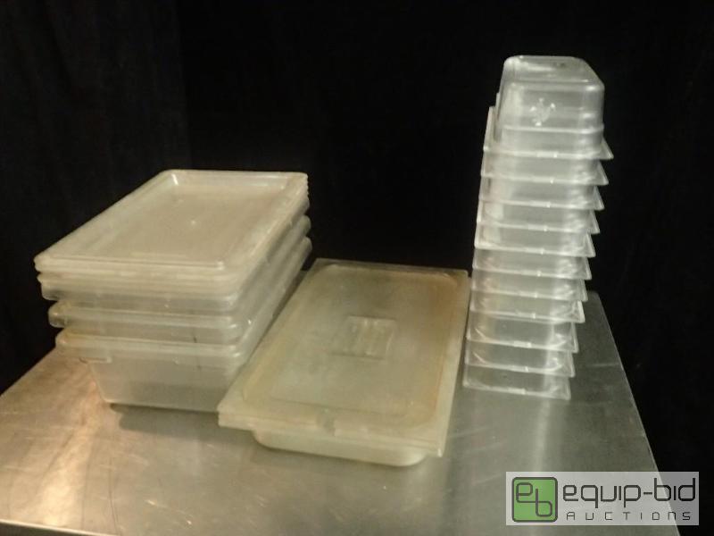 lot 3183 image: Lot of Plastic Inserts with Lids