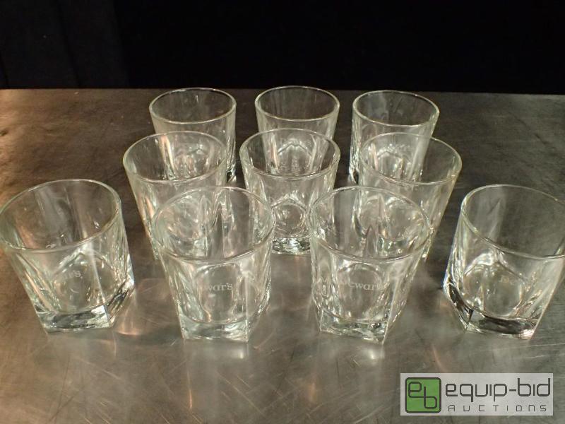 lot 3218 image: Lot of (10) Dewars Old Fashioned Glass