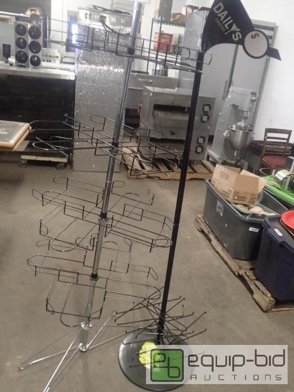lot 1176 image: Lot of Two Merchandising Racks