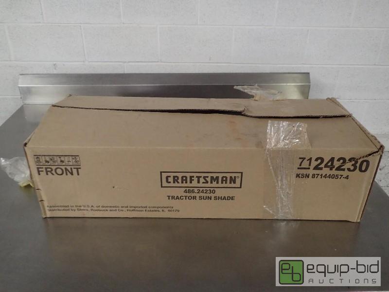 lot 3287 image: Craftsman Deluxe Sun Shade for Tractors