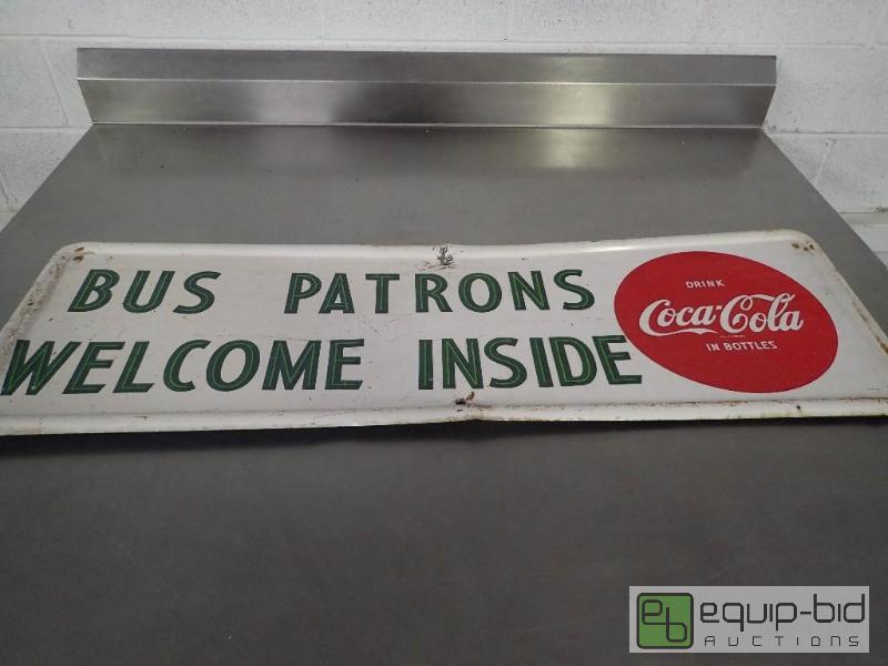 lot 3293 image: Vintage Coca-Cola Sign