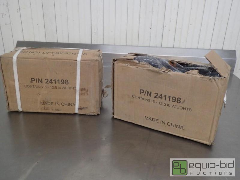 lot 3326 image: Two Cases of Machine Weights