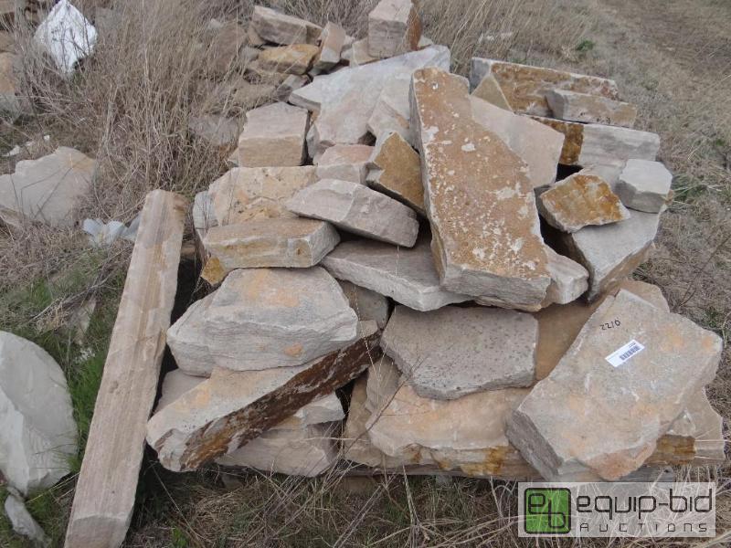 lot 2210 image: 2&nbspPallets of various size landscaping r...